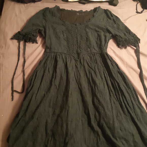Womens Punk Rave Ghost Dress in black fits like a size 5/6 - Picture 3 of 5